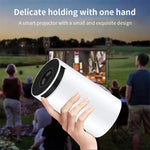 Mini Projector HD 720p Built-In Streaming WiFi 6