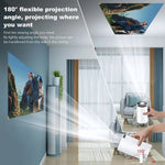 Mini Projector HD 720p WiFi 6 Auto Focus