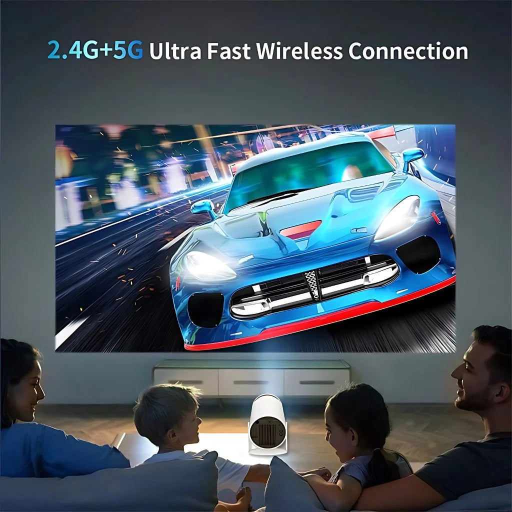 Mini Projector HD 720p WiFi 6 Auto Focus