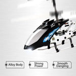 Mini RC Helicopter Indestructible Metal Frame Gyro-Stabilized