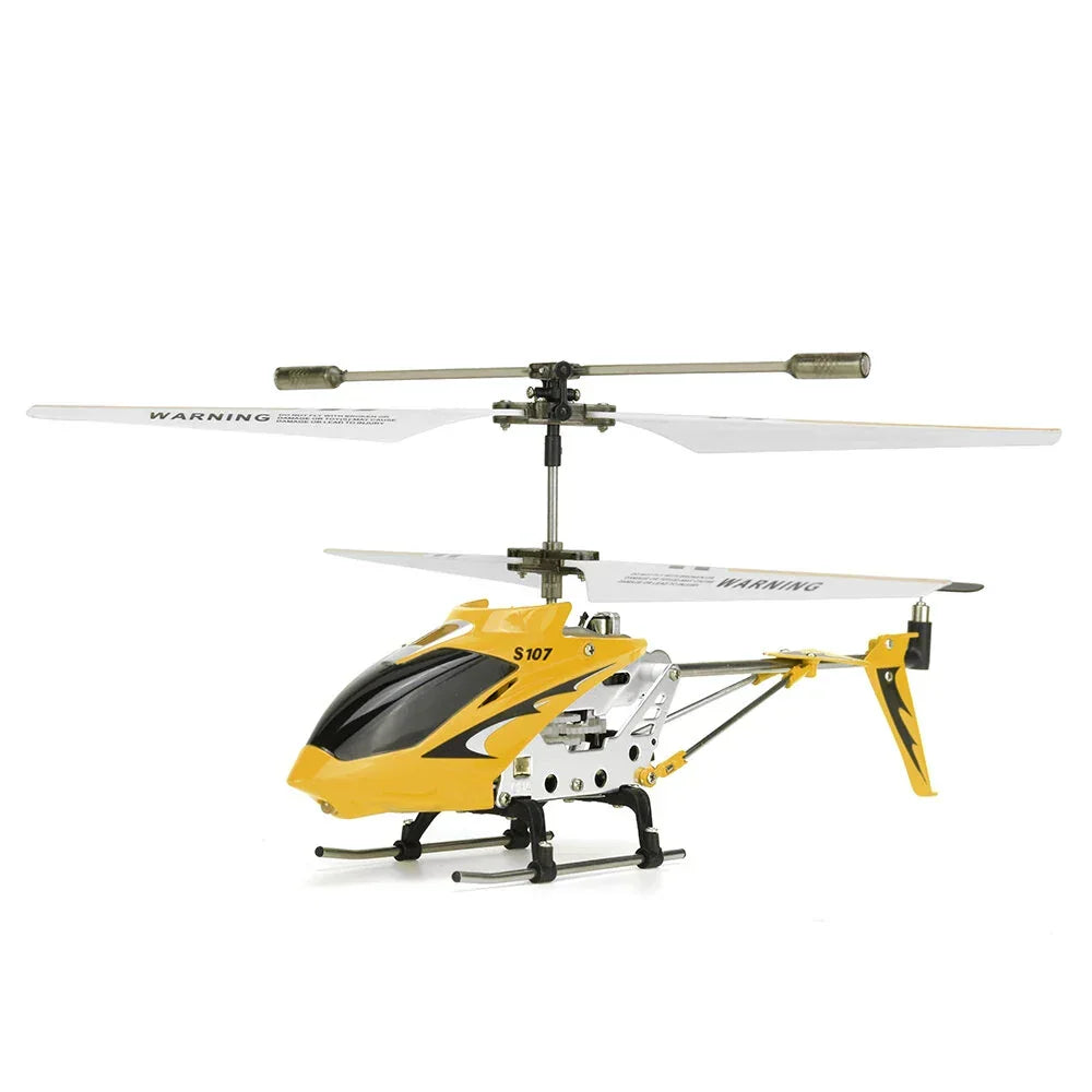 Mini RC Helicopter Indestructible Metal Frame Gyro-Stabilized