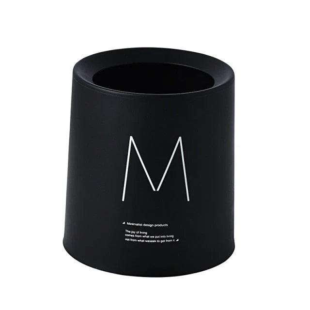 Mini Trash Can Double-Layer Compact Plastic Desktop Bin