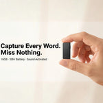Mini Voice Recorder Sound-Activated HD Audio 50-Hour Battery