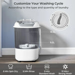 Mini Washing Machine 2.5kg Capacity Wash & Spin