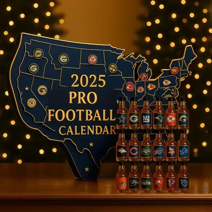Miniature Bottle Advent Calendar 24-Piece Display Set