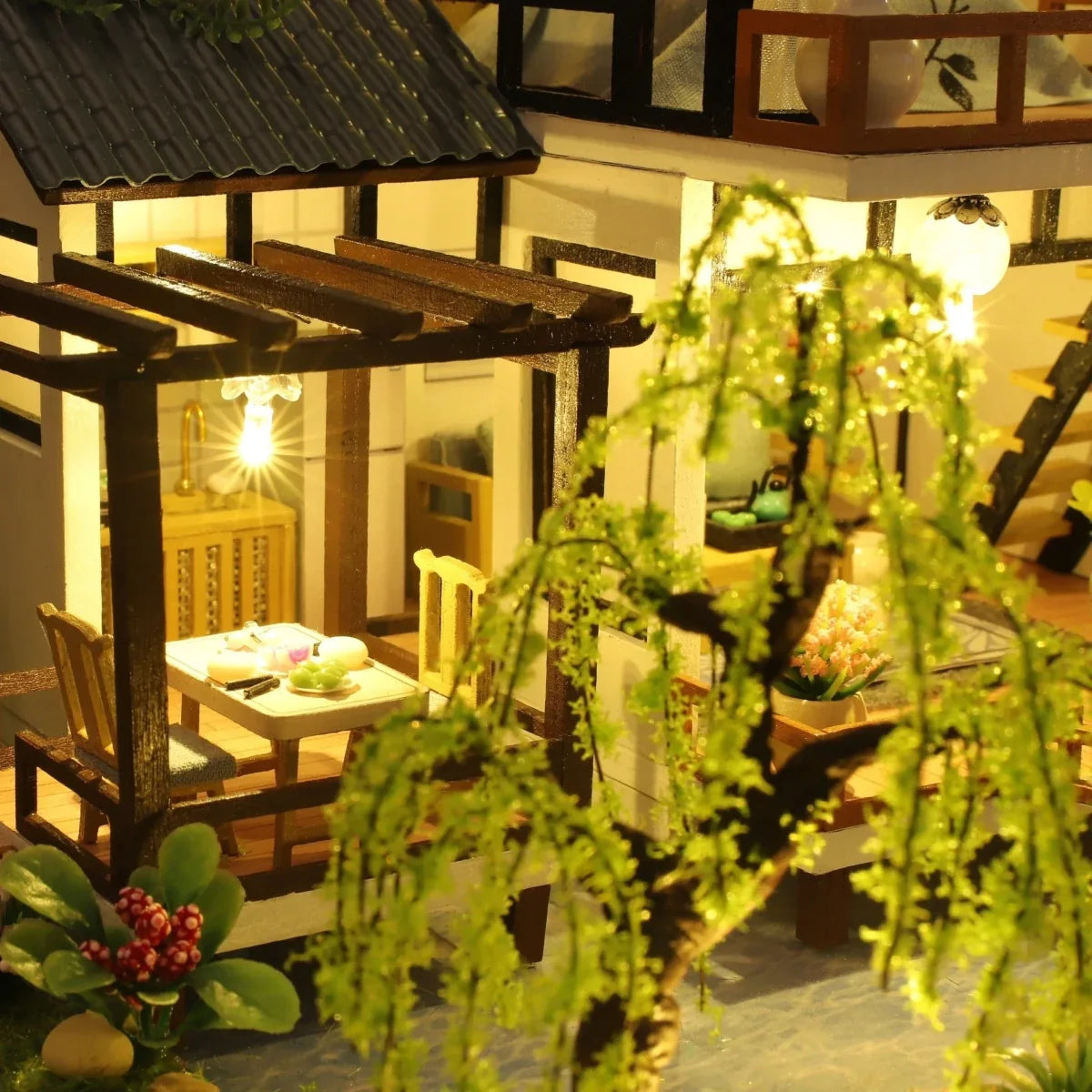 Miniature House Kit Wooden DIY Building Model
