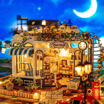 Miniature Pet Shop Kit Pre-Cut Pieces & Warm LED