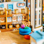 Miniature Pet Shop Kit Pre-Cut Pieces & Warm LED