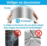 Mirror Sheet Flexible Shatter-Resistant Self-Adhesive PET