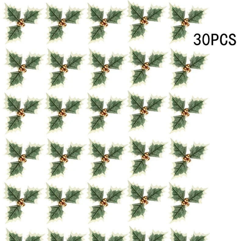 Mistletoe Sprays Set of 30 Lifelike Leaves