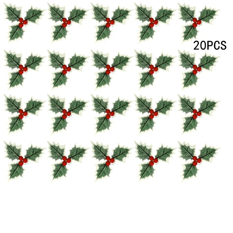 Mistletoe Sprays Set of 30 Lifelike Leaves