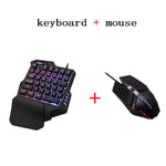 Mobile Gaming Kit Wired Keyboard & Mouse 2400 DPI Optical Mouse