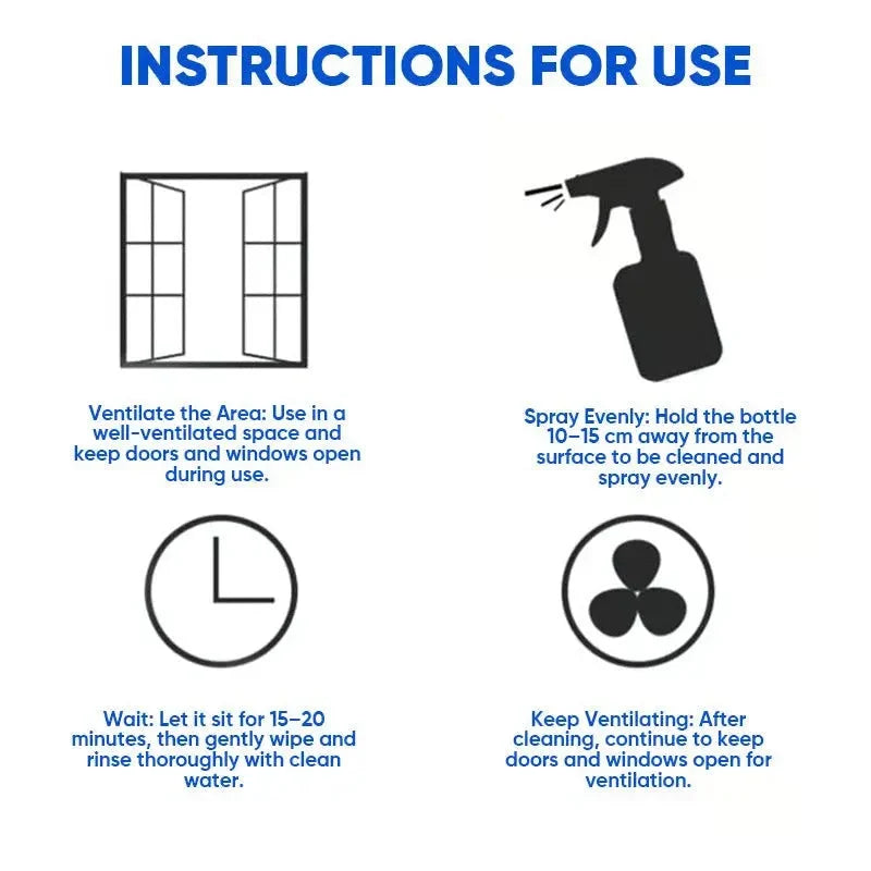 Mold Remover Spray Formaldehyde-Free Multi-Surface Formula