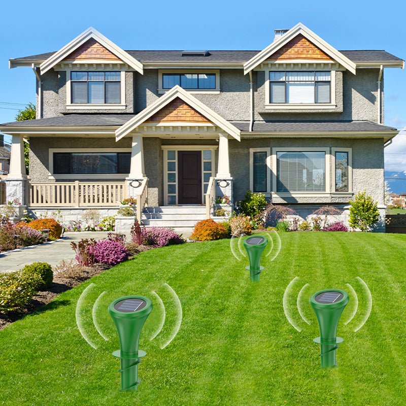 Mole Repellent Solar-Powered Humane Vibrations 33 Ft Coverage