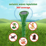 Mole Repellent Solar-Powered Humane Vibrations 33 Ft Coverage