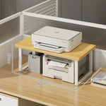 Monitor Stand Raised Shelf With Under-Shelf Storage