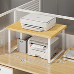 Monitor Stand Raised Shelf With Under-Shelf Storage