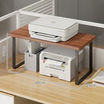 Monitor Stand Raised Shelf With Under-Shelf Storage