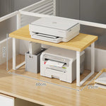 Monitor Stand Raised Shelf With Under-Shelf Storage