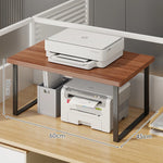 Monitor Stand Raised Shelf With Under-Shelf Storage