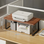 Monitor Stand Raised Shelf With Under-Shelf Storage