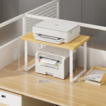 Monitor Stand Raised Shelf With Under-Shelf Storage