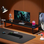 Monitor Stand Solid Wood Space-Saving Non-Slip Feet