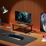 Monitor Stand Solid Wood Space-Saving Non-Slip Feet