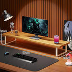 Monitor Stand Solid Wood Space-Saving Non-Slip Feet