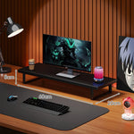 Monitor Stand Solid Wood Space-Saving Non-Slip Feet
