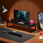 Monitor Stand Solid Wood Space-Saving Non-Slip Feet