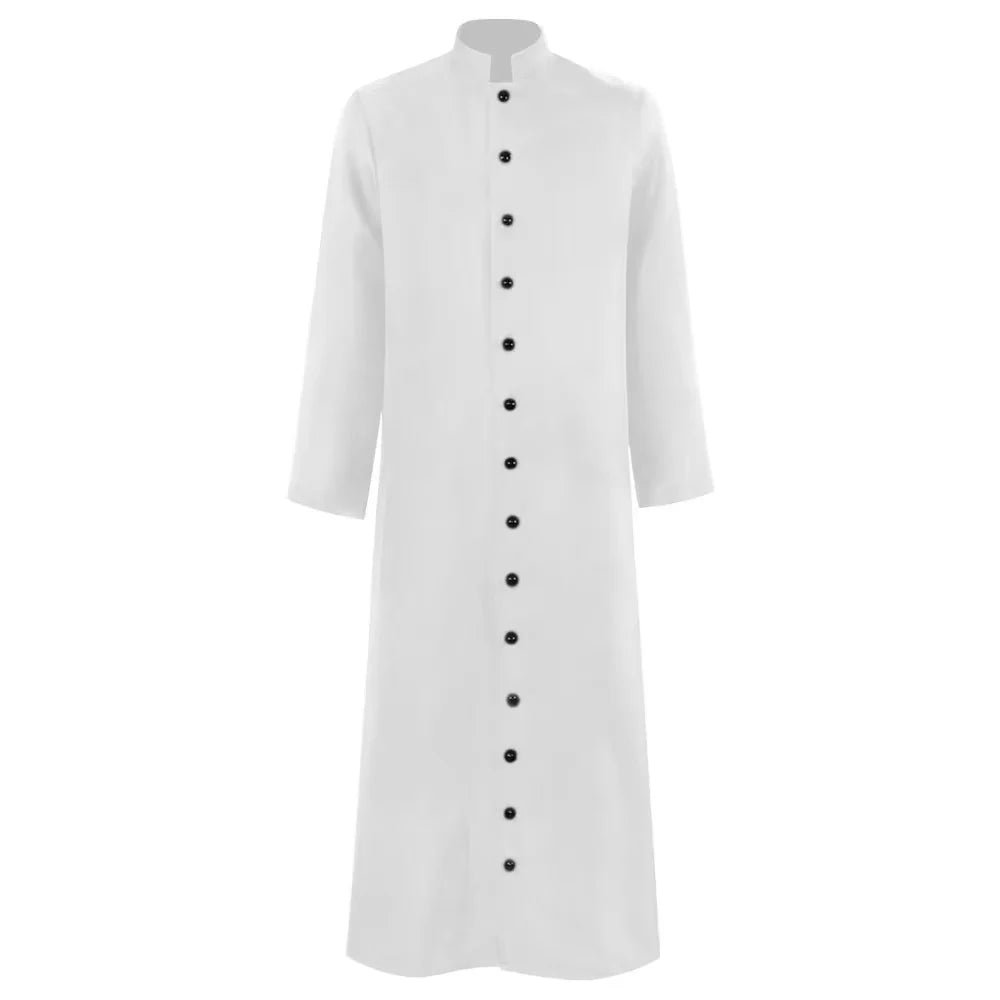 Monk Robe Flowing Full-Length Pullover Costume