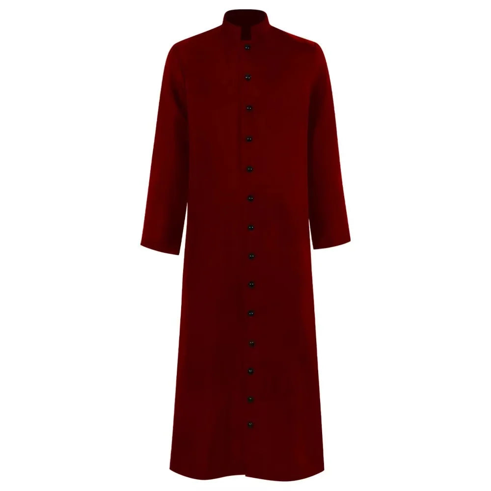 Monk Robe Flowing Full-Length Pullover Costume