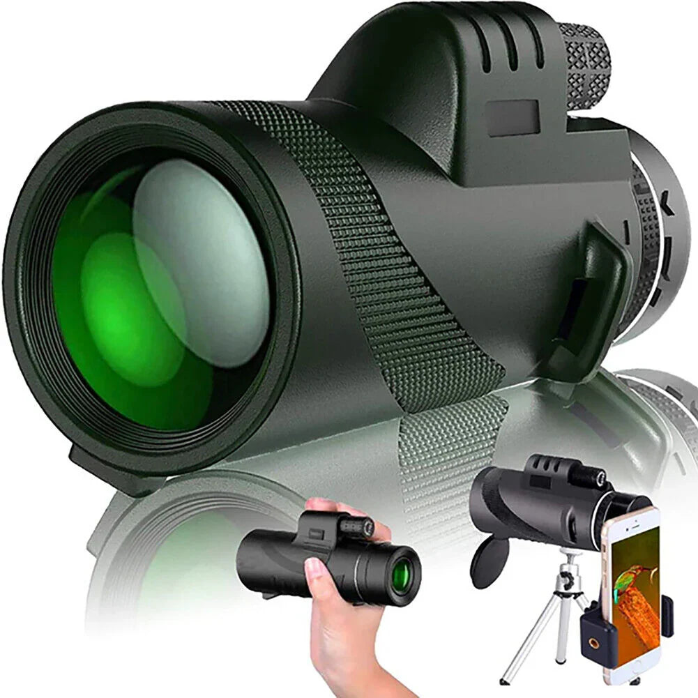 Monocular 4K Zoom 10-300x Compact & Lightweight Weatherproof