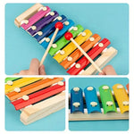 Montessori Toy Set Natural Wood 5 Learning Modules