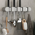 Mop & Broom Holder Non-Slip Space-Savingorage