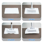 Mop One-Touch Cloth Release 360-Degree Swivel Head