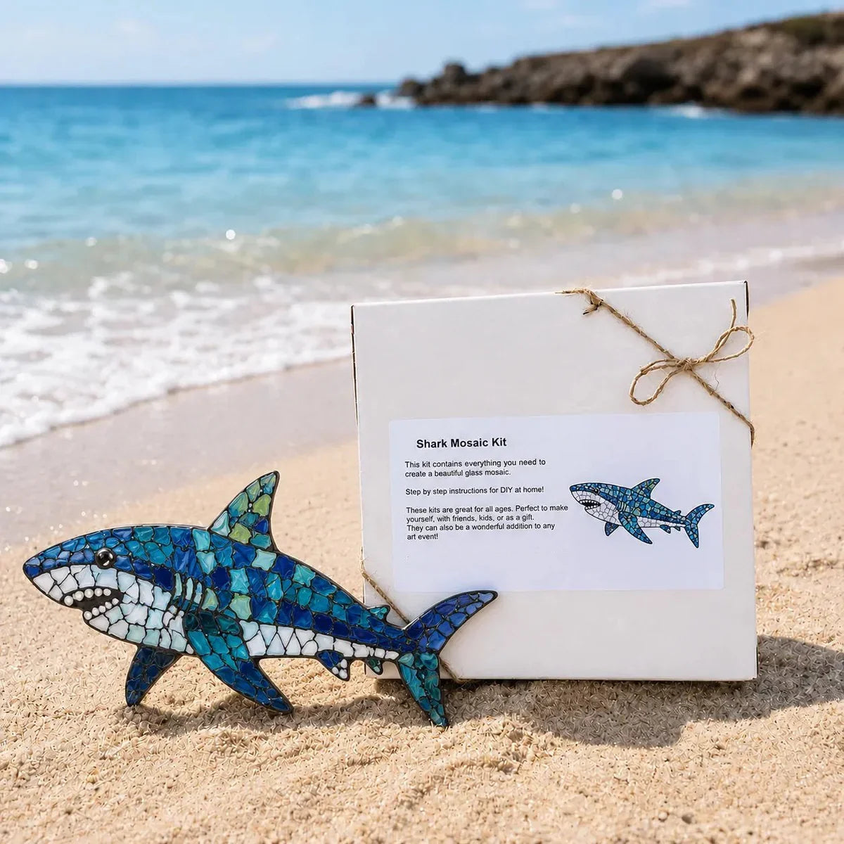 Mosaic Craft Kit Glass Tiles Sea Creature Designs