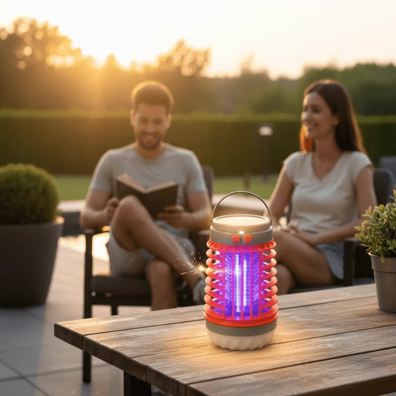 Mosquito Killer Lantern Solar & USB Charging Waterproof