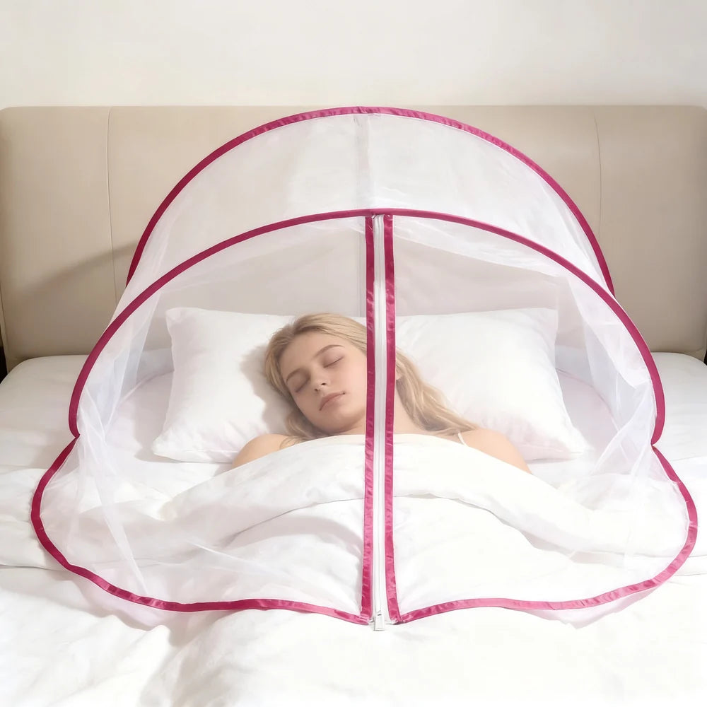 Mosquito Net Foldable Frame Fine Polyester Mesh