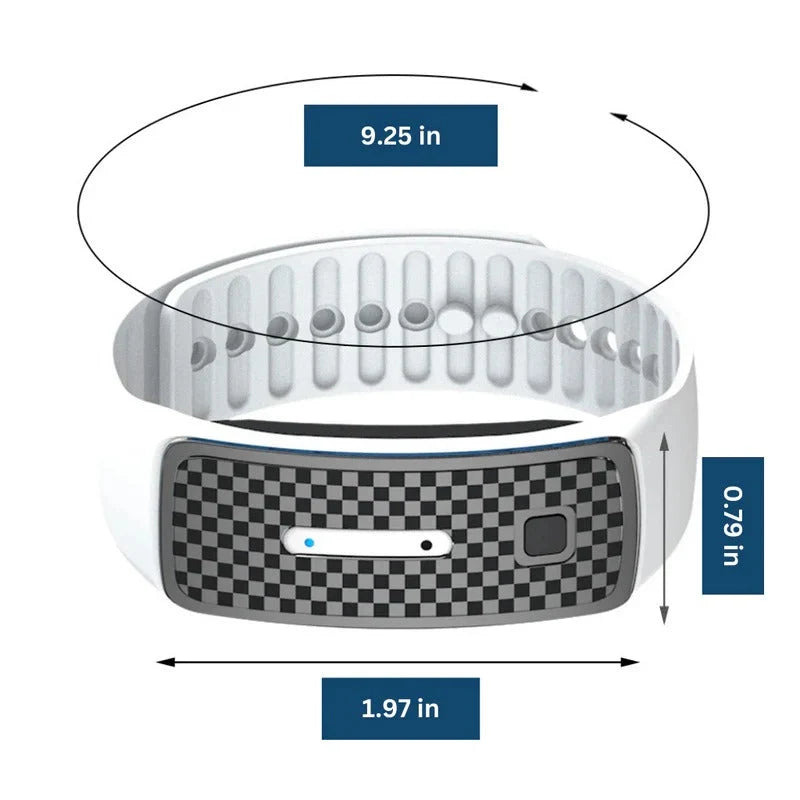 Mosquito Repellent Bracelet Chemical-Free Ultrasonic USB Rechargeable