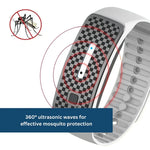 Mosquito Repellent Bracelet Chemical-Free Ultrasonic USB Rechargeable