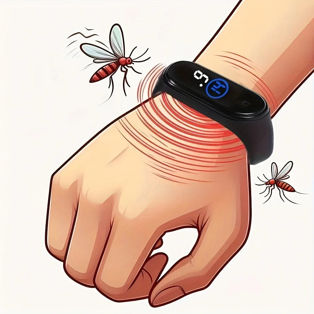 Mosquito Repellent Bracelet Motion-Activated & Chemical-Free