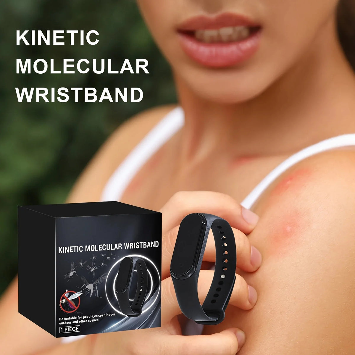 Mosquito Repellent Bracelet Motion-Activated & Chemical-Free