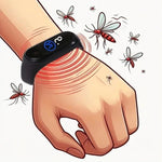 Mosquito Repellent Wristband Ultrasonic Chemical-Free Travel-Friendly