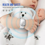 Mosquito Repellent Wristband Ultrasonic USB-Rechargeable Water-Resistant