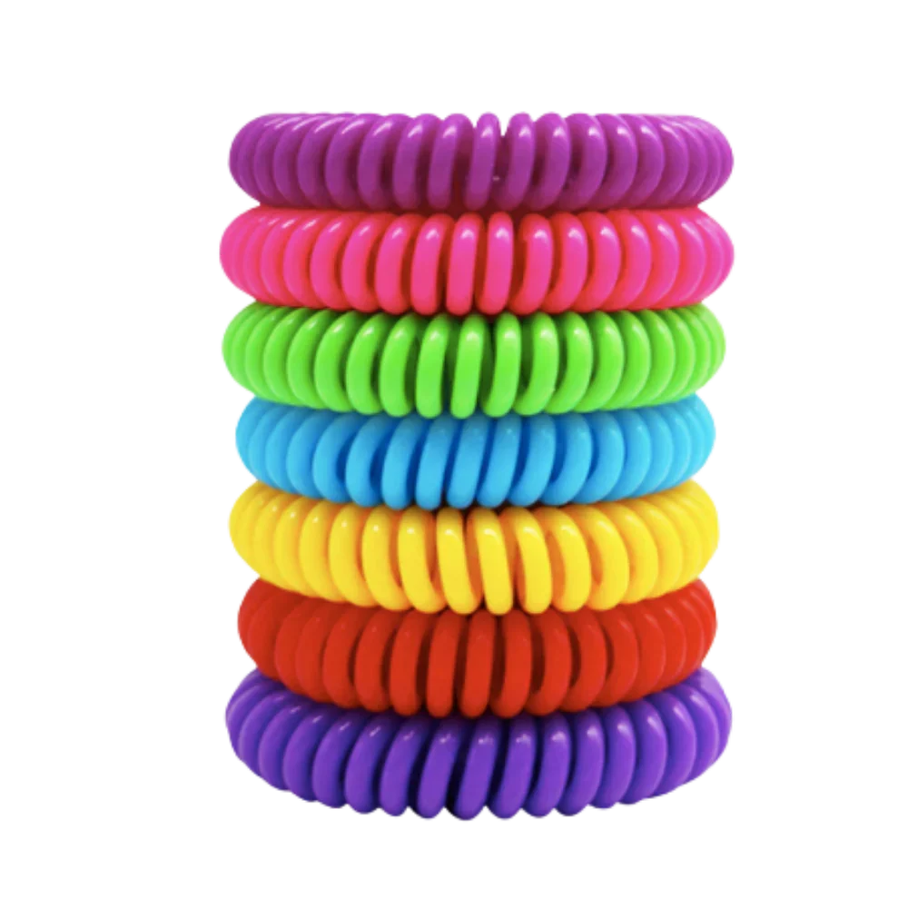 Mosquito Repellent Wristbands 300-Hour Waterproof Chemical-Free