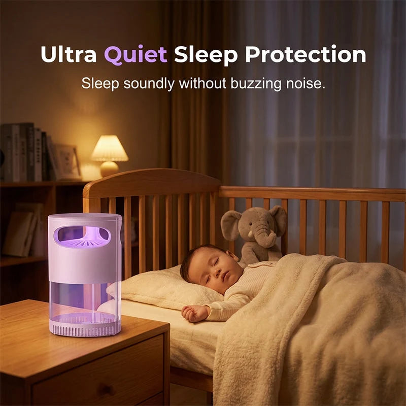 Mosquito Trap USB-Powered Whisper-Quiet Cyclone Fan Chemical-Free