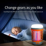 Mosquito Zapper Lamp Solar & USB Rechargeable Portable