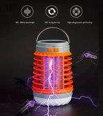 Mosquito Zapper Lamp Solar & USB Rechargeable Portable
